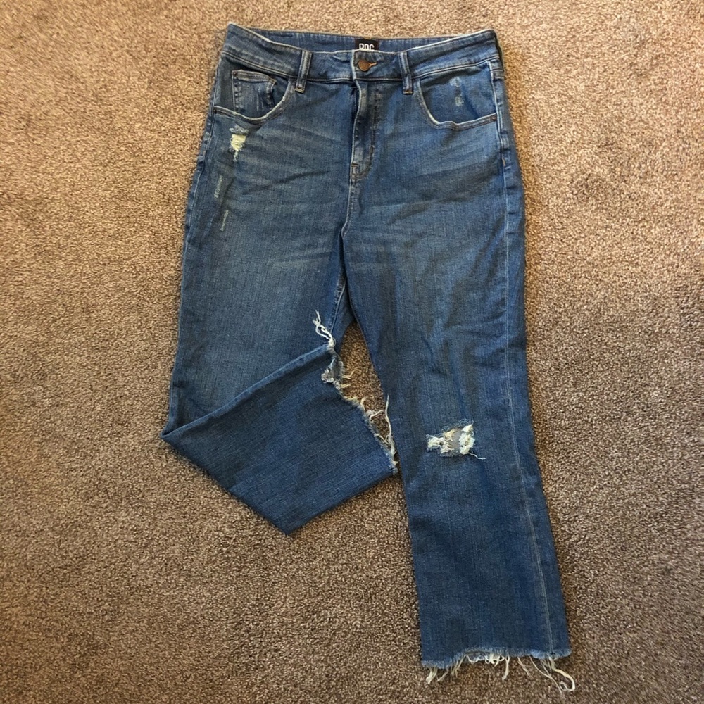 BDG Kick Flare High Rise Cropped Jeans